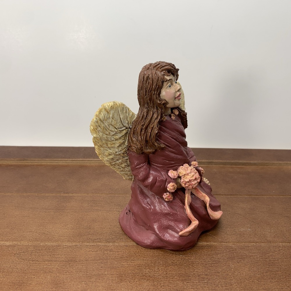 Vintage 1995 A To Z Angel Fairy 5.5" Hand-Painted Resin Figurine Sculpture Decor - Picture 6 of 7